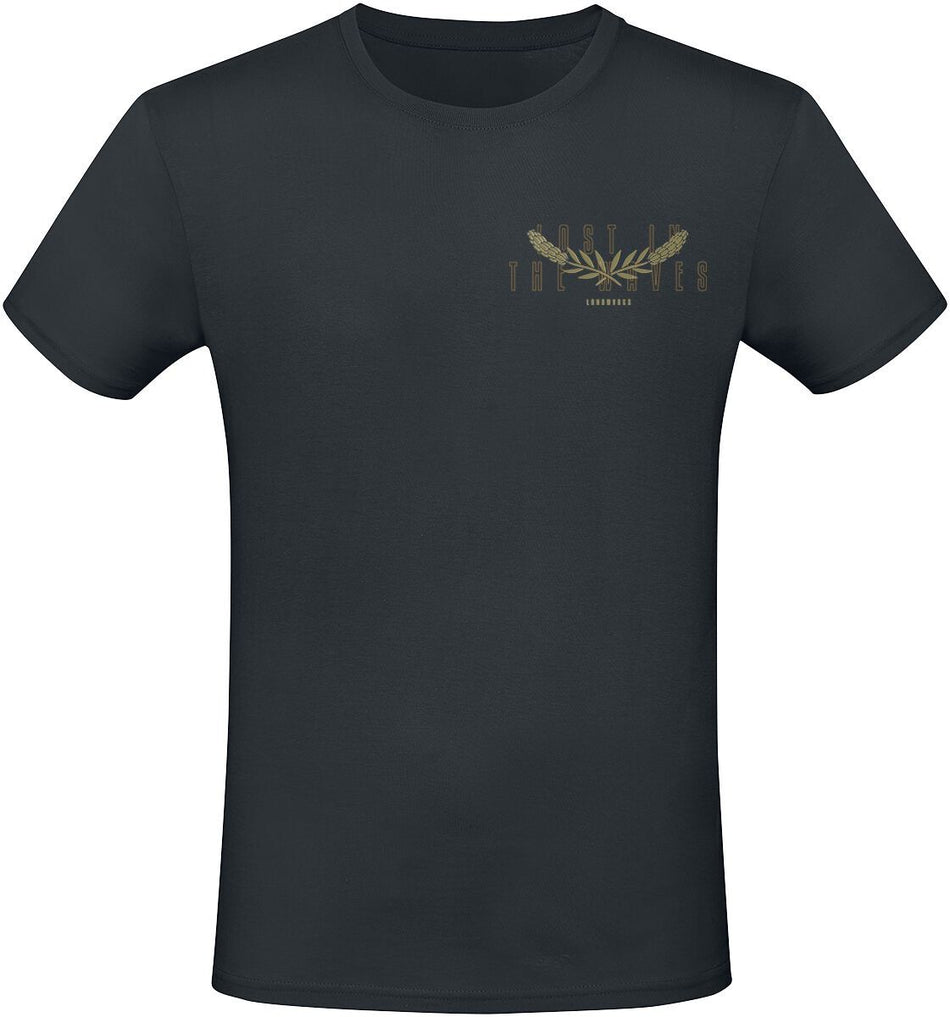T-Shirt Manches courtes  de Landmvrks - Cicada - S à XXL - pour Homme - noir - Landmvrks