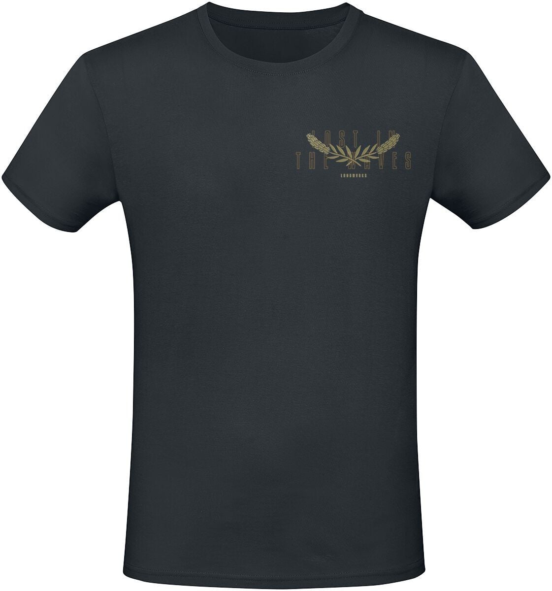 T-Shirt Manches courtes  de Landmvrks - Cicada - S à XXL - pour Homme - noir - Landmvrks