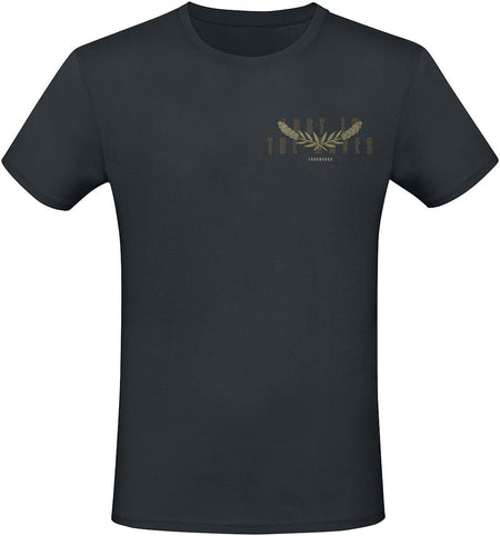 T-Shirt Manches courtes  de Landmvrks - Cicada - S à XXL - pour Homme - noir - Landmvrks