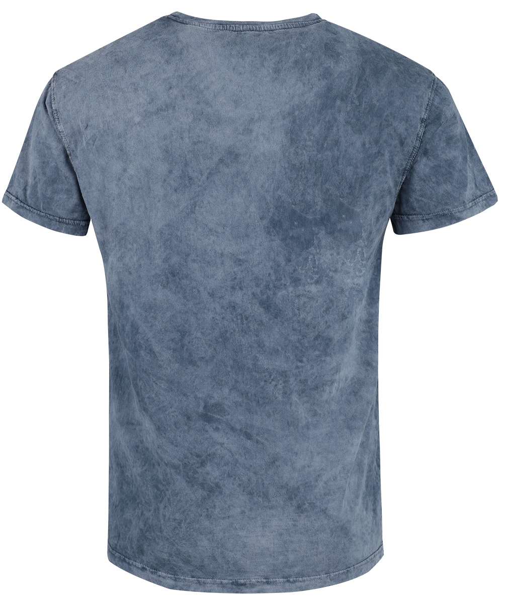 T-Shirt Manches courtes  de Black Premium by EMP - T-Shirt Batik - S à XXL - pour Homme - gris - Black Premium by EMP - View 2