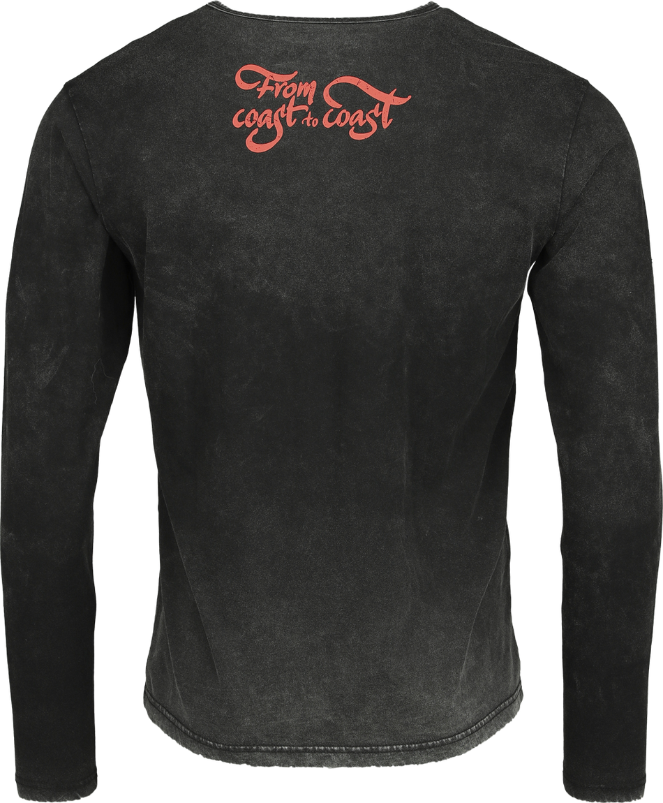 T-shirt manches longues  de Rock Rebel by EMP - Rock Rebel X Route 66 - Longsleeve - S à XXL - pour Homme - noir - Rock Rebel by EMP - View 2