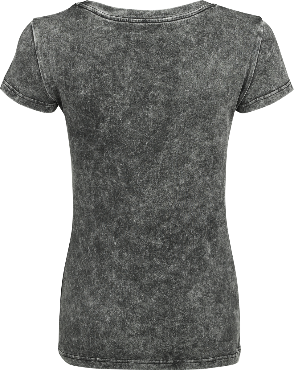 T-Shirt Manches courtes  de Rock Rebel by EMP - Rock Rebel X Route 66 - T-Shirt - S à XXL - pour Femme - noir - Rock Rebel by EMP - View 2