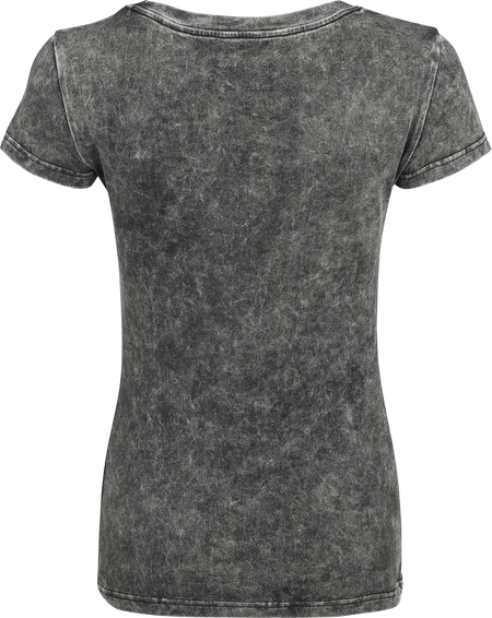 T-Shirt Manches courtes  de Rock Rebel by EMP - Rock Rebel X Route 66 - T-Shirt - S à XXL - pour Femme - noir - Rock Rebel by EMP - View 2
