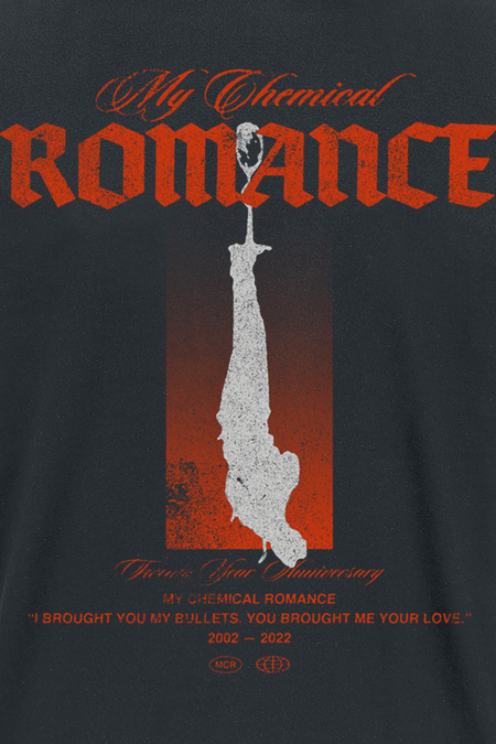 T-Shirt Manches courtes  de My Chemical Romance - Twenty Year Hanging - S à XXL - pour Homme - noir - My Chemical Romance - View 2