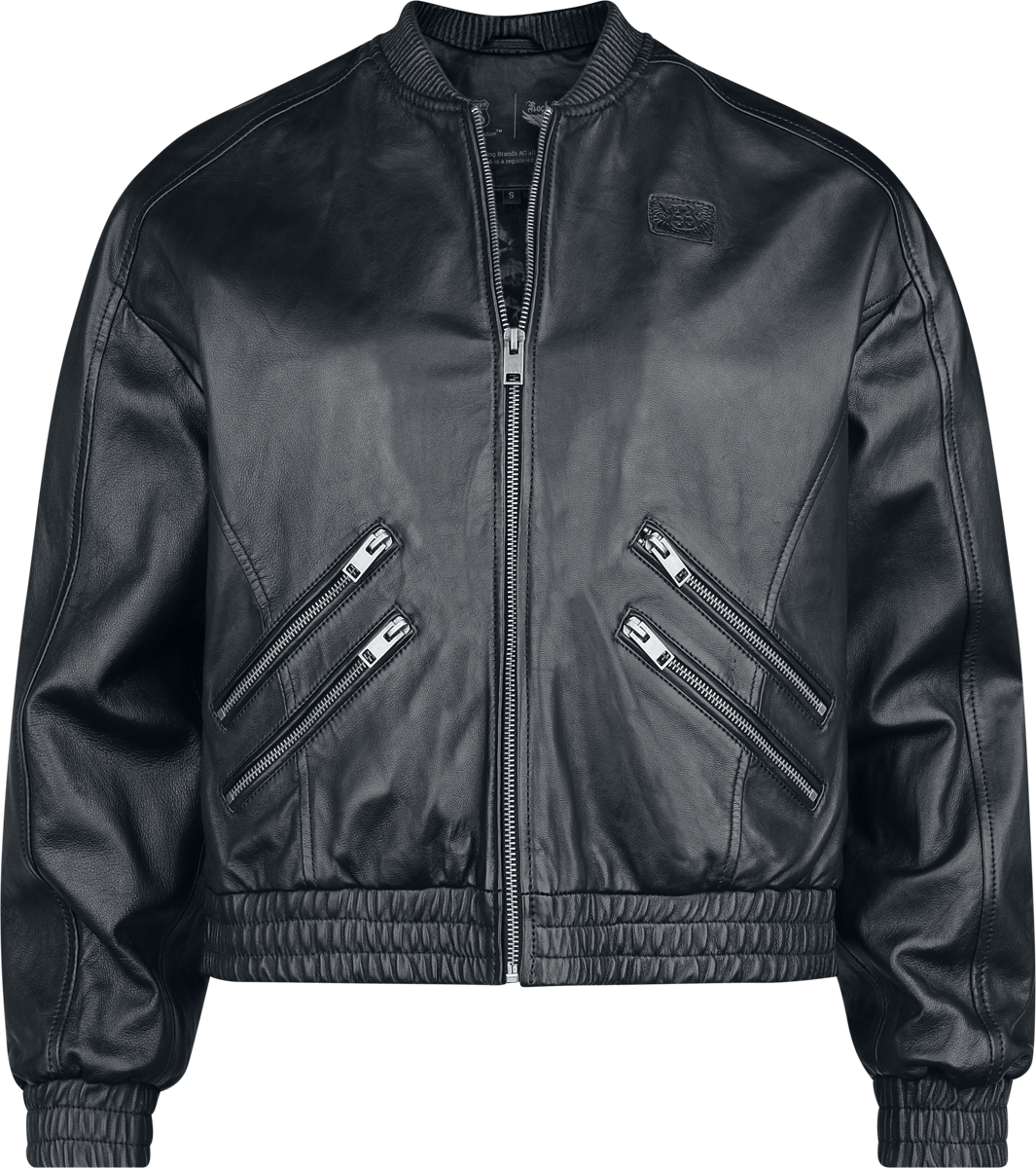 Veste en cuir  de Rock Rebel by EMP - Rock Rebel X Route 66 - Leather Jacket - S à XXL - pour Femme - noir - Rock Rebel by EMP - View 2