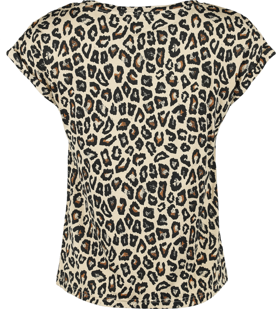 T-Shirt Manches courtes  de Rock Rebel by EMP - Imprimé Léopard - T-Shirt - S à XXL - pour Femme - léopard - Rock Rebel by EMP - View 2