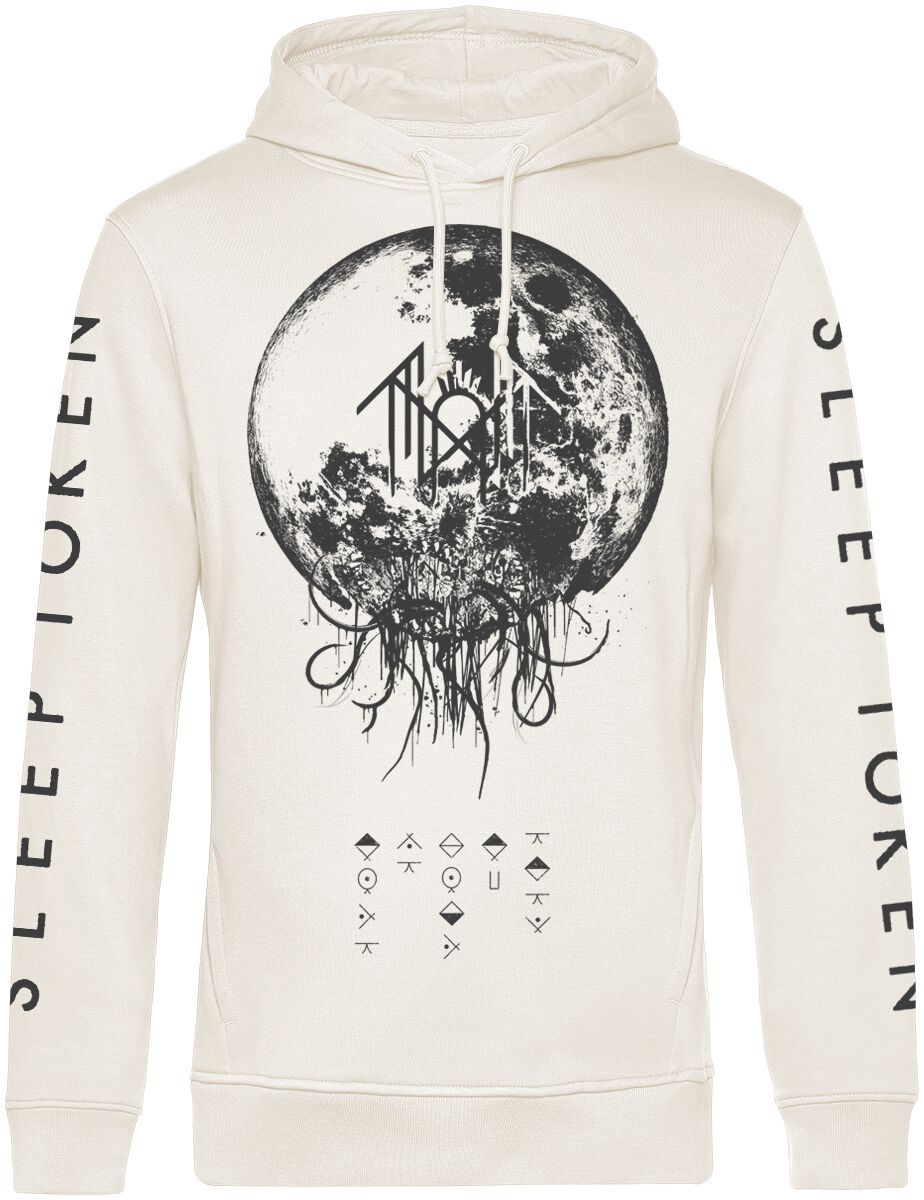 Sweat-shirt à capuche  de Sleep Token - Take Me Back To Eden - S à XXL - pour Homme - blanc cassé - Sleep Token