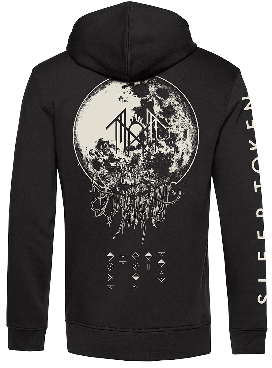 Sweat-shirt zippé à capuche  de Sleep Token - Take Me Back To Eden - S à XXL - pour Homme - noir - Sleep Token - View 2