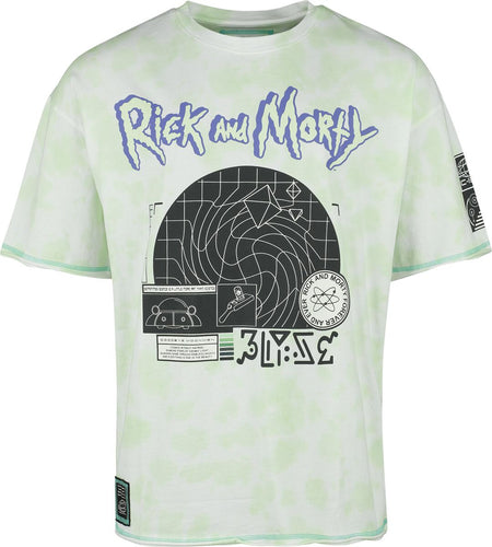 T-Shirt Manches courtes  de Rick & Morty - Goodbye Moonmen - S à L - pour Homme - vert - Rick & Morty
