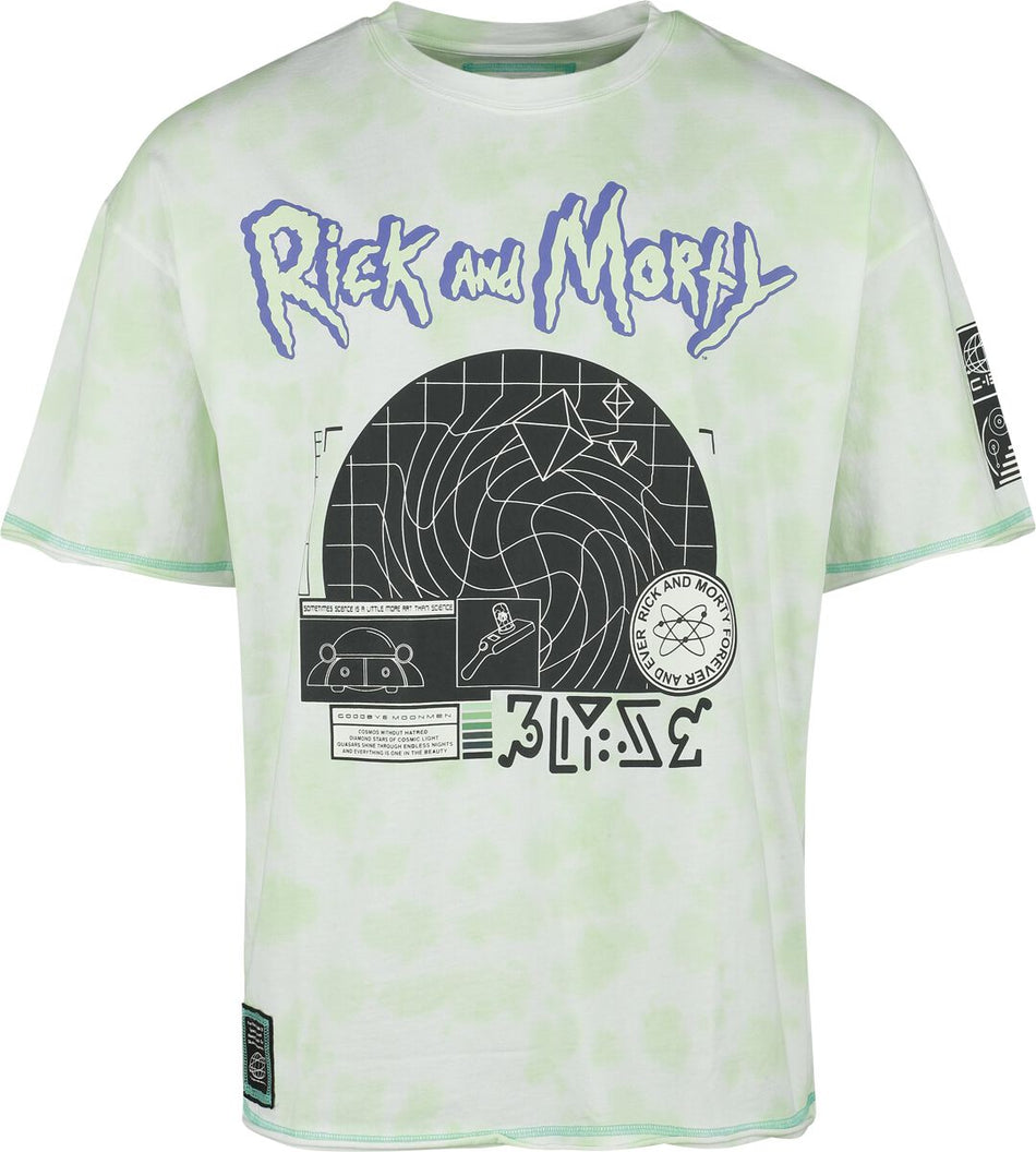 T-Shirt Manches courtes  de Rick & Morty - Goodbye Moonmen - S à L - pour Homme - vert - Rick & Morty