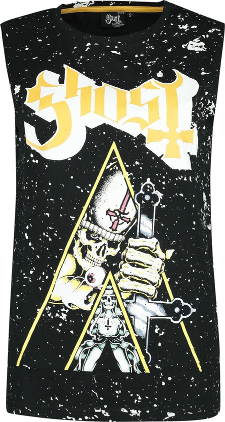 Top  de Ghost - Sweat Zippé Ghost - Collection Signature EMP - S à M - pour Femme - noir - Ghost