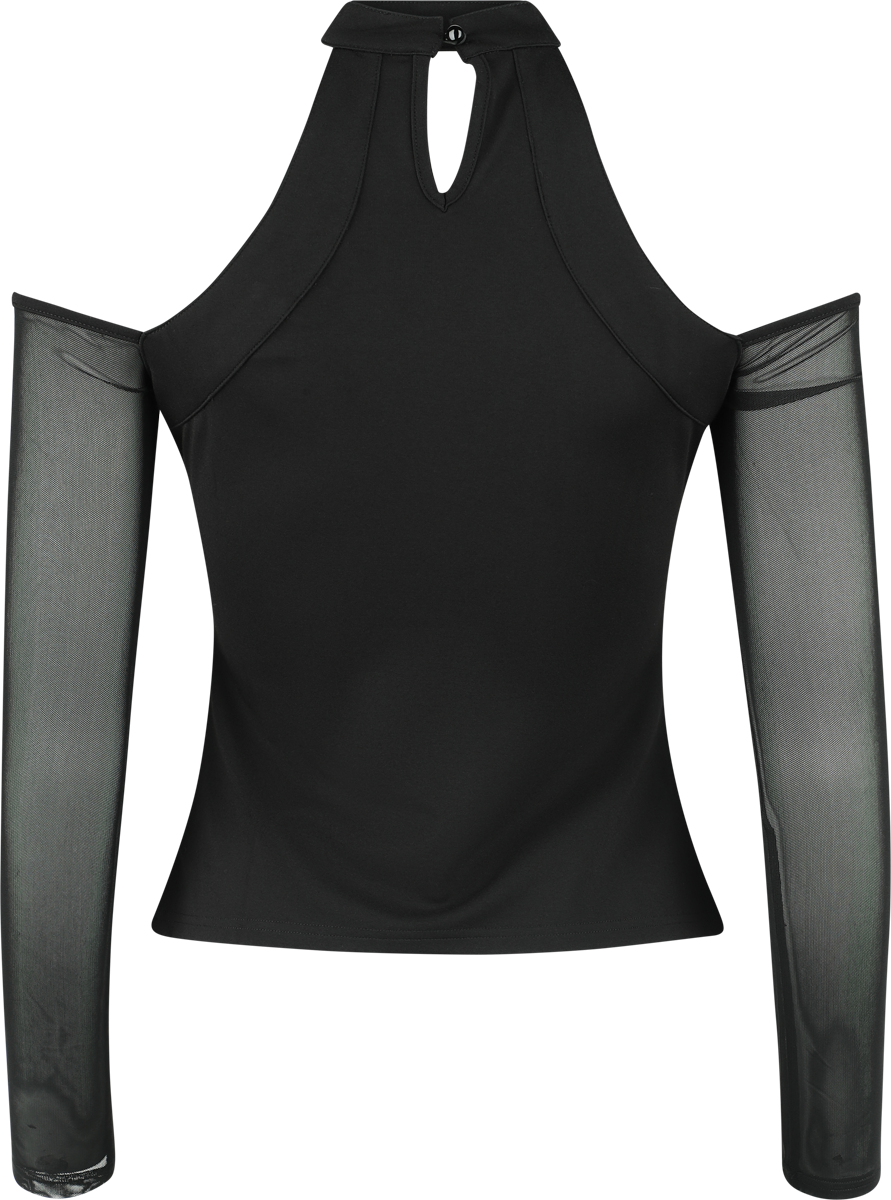 T-shirt manches longues Gothic de KIHILIST by KILLSTAR - Only Consolation Long Sleeve Top - XS à 4XL - pour Femme - noir - KIHILIST by KILLSTAR - View 2