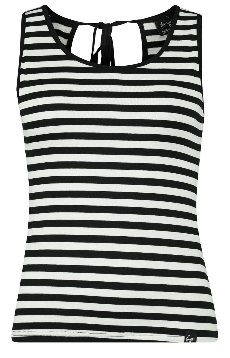 Top  de Forplay - ALICE - S à XXL - pour Femme - noir/blanc - Forplay