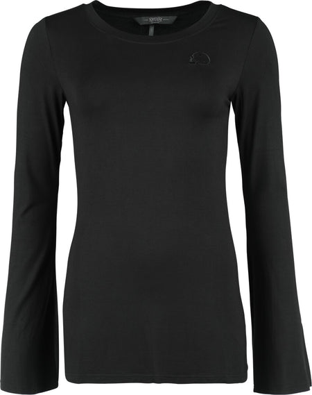 T-shirt manches longues Gothic de KIHILIST by KILLSTAR - Echoed Darkness Tunic Top - XS à XXL - pour Femme - noir - KIHILIST by KILLSTAR