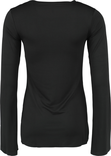 T-shirt manches longues Gothic de KIHILIST by KILLSTAR - Echoed Darkness Tunic Top - XS à XXL - pour Femme - noir - KIHILIST by KILLSTAR - View 2