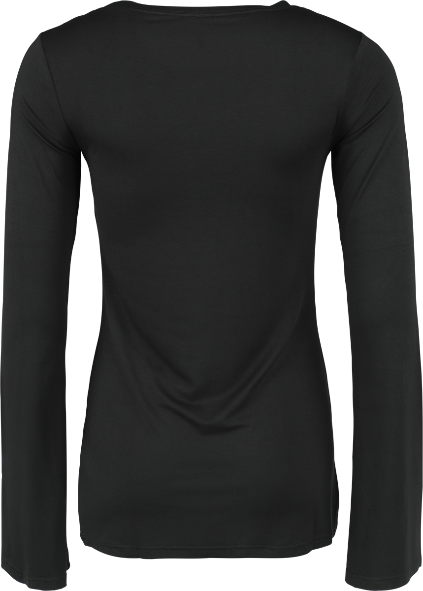 T-shirt manches longues Gothic de KIHILIST by KILLSTAR - Echoed Darkness Tunic Top - XS à XXL - pour Femme - noir - KIHILIST by KILLSTAR - View 2