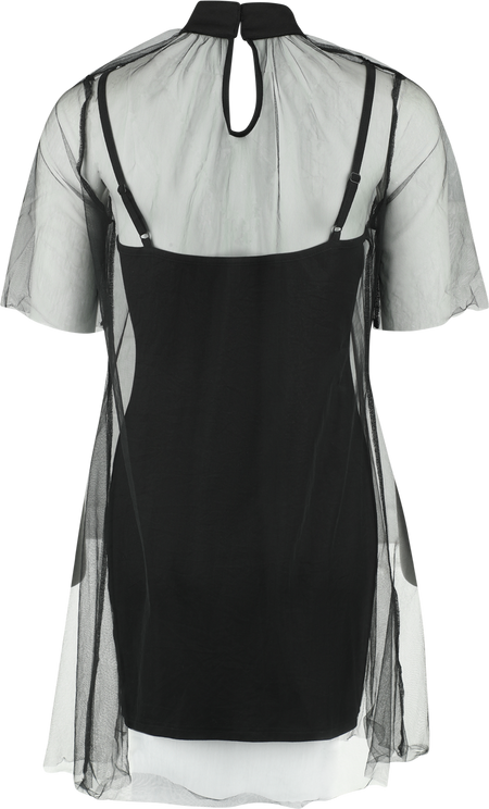Robe courte Gothic de KIHILIST by KILLSTAR - Ravaged Spirit Mini Dress - XS à M - pour Femme - noir - KIHILIST by KILLSTAR - View 2