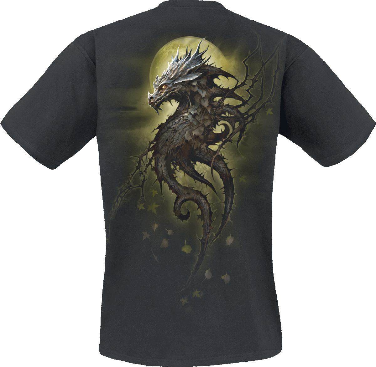 T-Shirt Manches courtes  de Spiral - Oak Dragon - S à 4XL - pour Homme - noir - Spiral - View 2