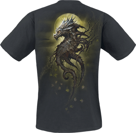 T-Shirt Manches courtes  de Spiral - Oak Dragon - S à 4XL - pour Homme - noir - Spiral - View 2