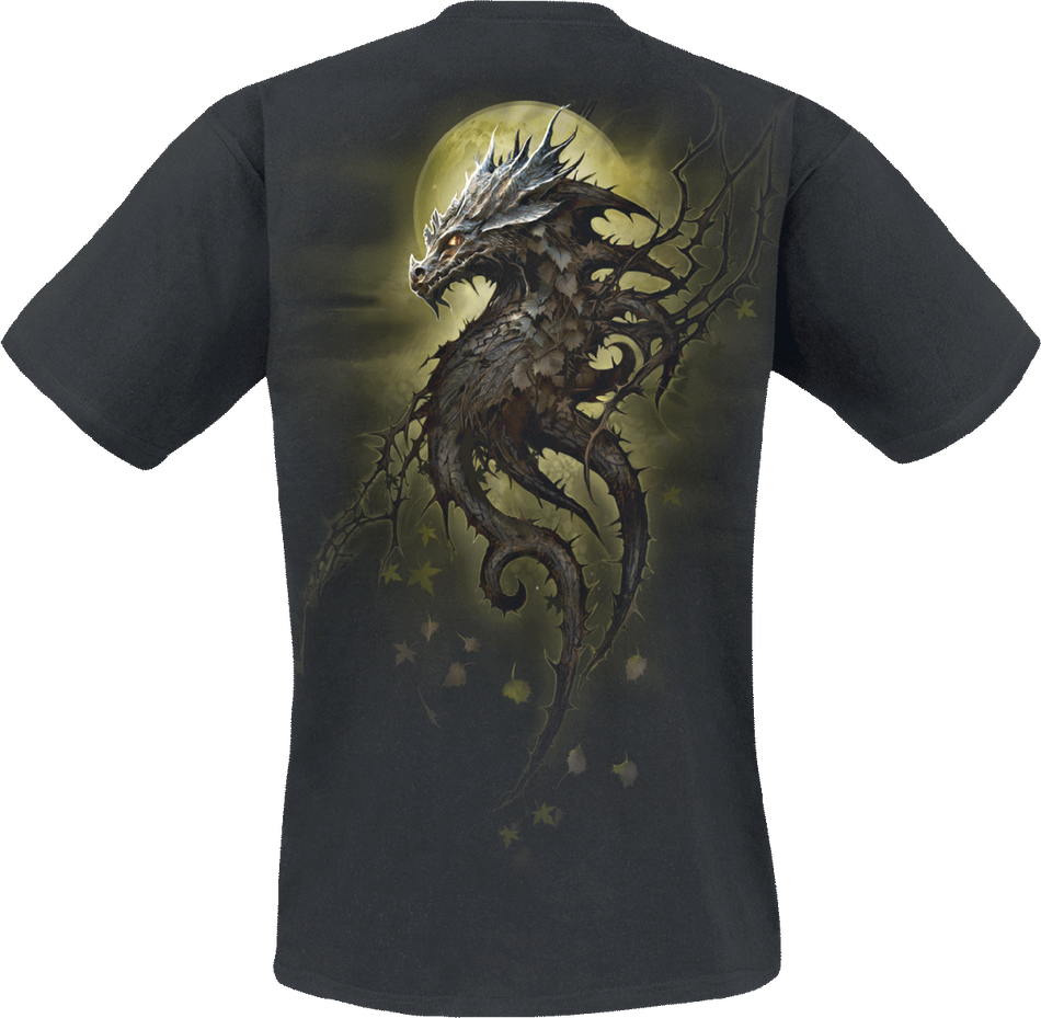 T-Shirt Manches courtes  de Spiral - Oak Dragon - S à 4XL - pour Homme - noir - Spiral - View 2