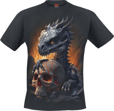 T-Shirt Manches courtes  de Spiral - Hatchling - S à L - pour Unisexe - noir - Spiral - View 2