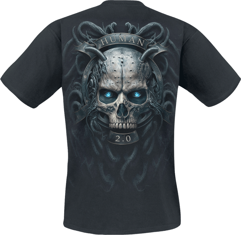 T-Shirt Manches courtes  de Spiral - Human 2.0 - S à 4XL - pour Homme - noir - Spiral - View 2