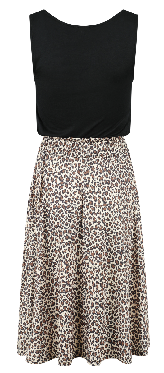 Robe mi-longue  de Forplay - MAY - S à XXL - pour Femme - noir/marron - Forplay - View 2