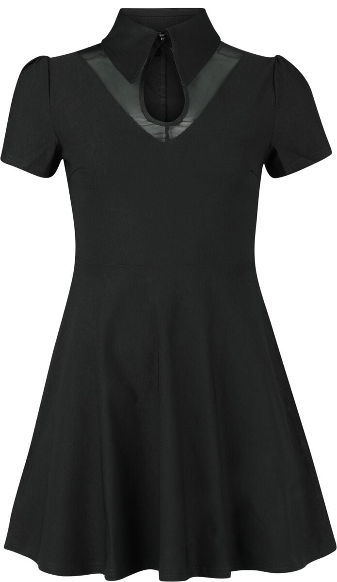 Robe courte Gothic de KIHILIST by KILLSTAR - Wept Inside Mini Dress - XS à 4XL - pour Femme - noir - KIHILIST by KILLSTAR