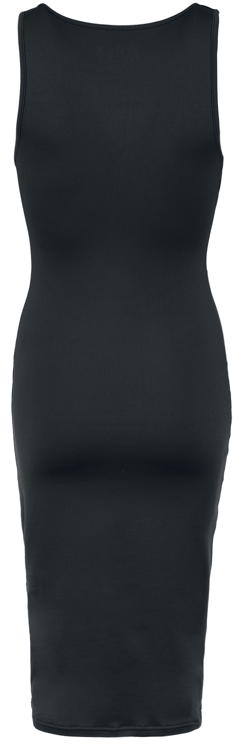 Robe mi-longue  de Black Premium by EMP - Bodycon Dress with Double Neckline - M à XXL - pour Femme - noir - Black Premium by EMP - View 2