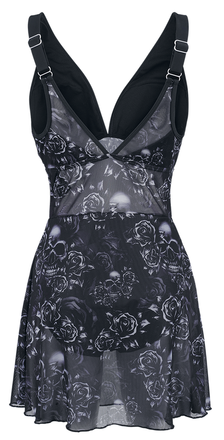 Maillots de bain  de Black Premium by EMP - Maillot de Bain avec Robe en Mesh - S - pour Femme - noir - Black Premium by EMP - View 2