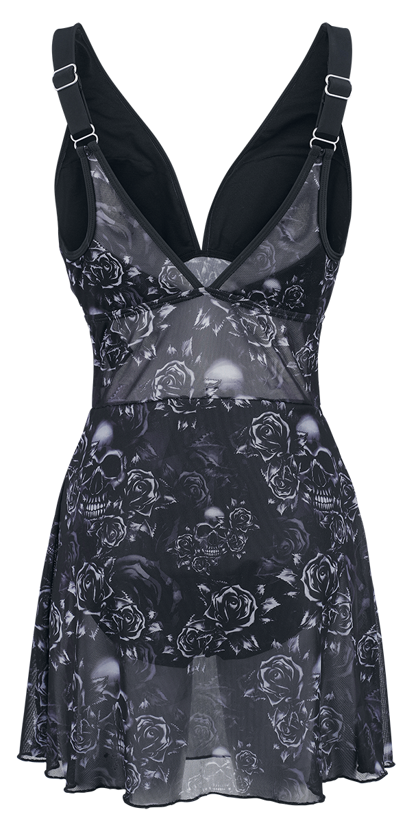 Maillots de bain  de Black Premium by EMP - Maillot de Bain avec Robe en Mesh - S à XXL - pour Femme - noir - Black Premium by EMP - View 2
