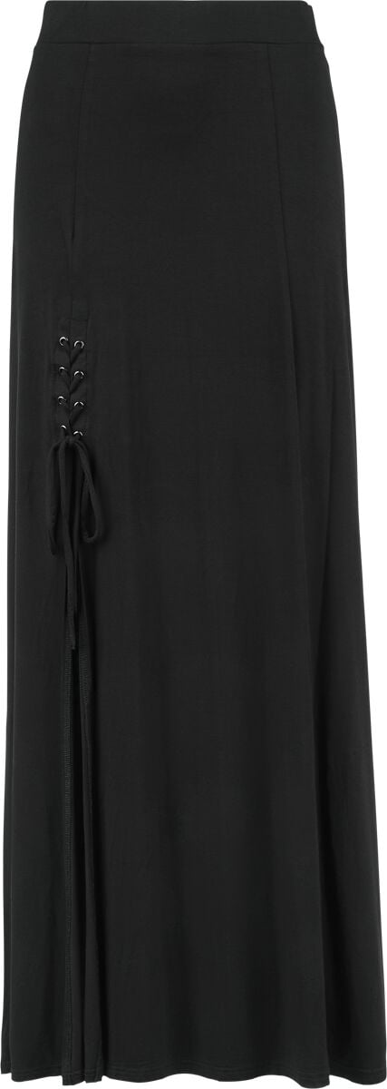 Jupe longue Gothic de KIHILIST by KILLSTAR - Secretly Weep Maxi Skirt - XS à 4XL - pour Femme - noir - KIHILIST by KILLSTAR