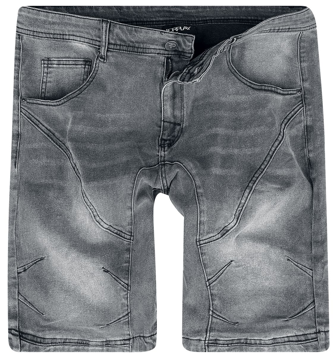 Short  de Forplay - Malte - 31 à 34 - pour Homme - gris - Forplay