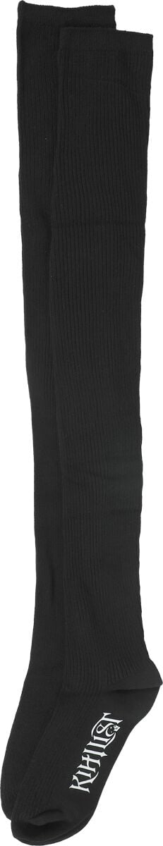 Chaussettes montantes Gothic de KIHILIST by KILLSTAR - Kurika Socks - Standard - pour Femme - noir - KIHILIST by KILLSTAR