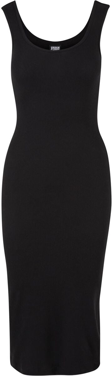 Robe longue  de Urban Classics - Ladies Rib Top Dress - XS à 4XL - pour Femme - noir - Urban Classics
