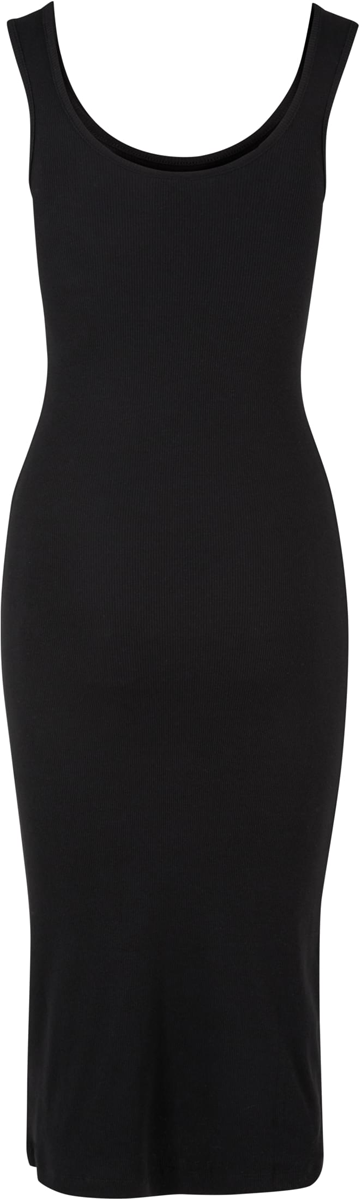 Robe longue  de Urban Classics - Ladies Rib Top Dress - XS à 4XL - pour Femme - noir - Urban Classics - View 2