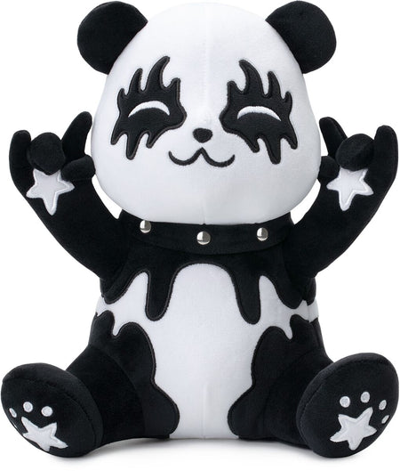 Figurine en peluche Fun de Corimori - Tin le Panda Metalleux - pour Unisexe - blanc/noir - Corimori
