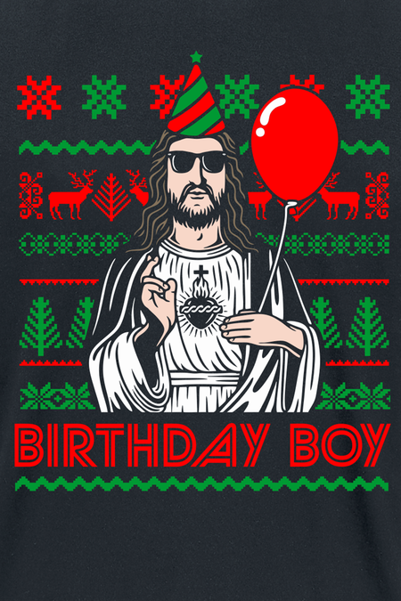 T-Shirt Manches courtes Fun de Slogans - Birthday Boy - M à 5XL - pour Homme - noir - Slogans - View 2