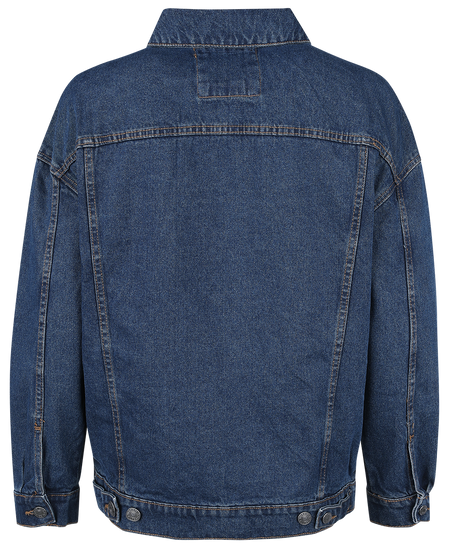 Veste en Jean  de Urban Classics - Ladies Oversized 90‘s Denim Jacket - XS à S - pour Femme - bleu - Urban Classics - View 2