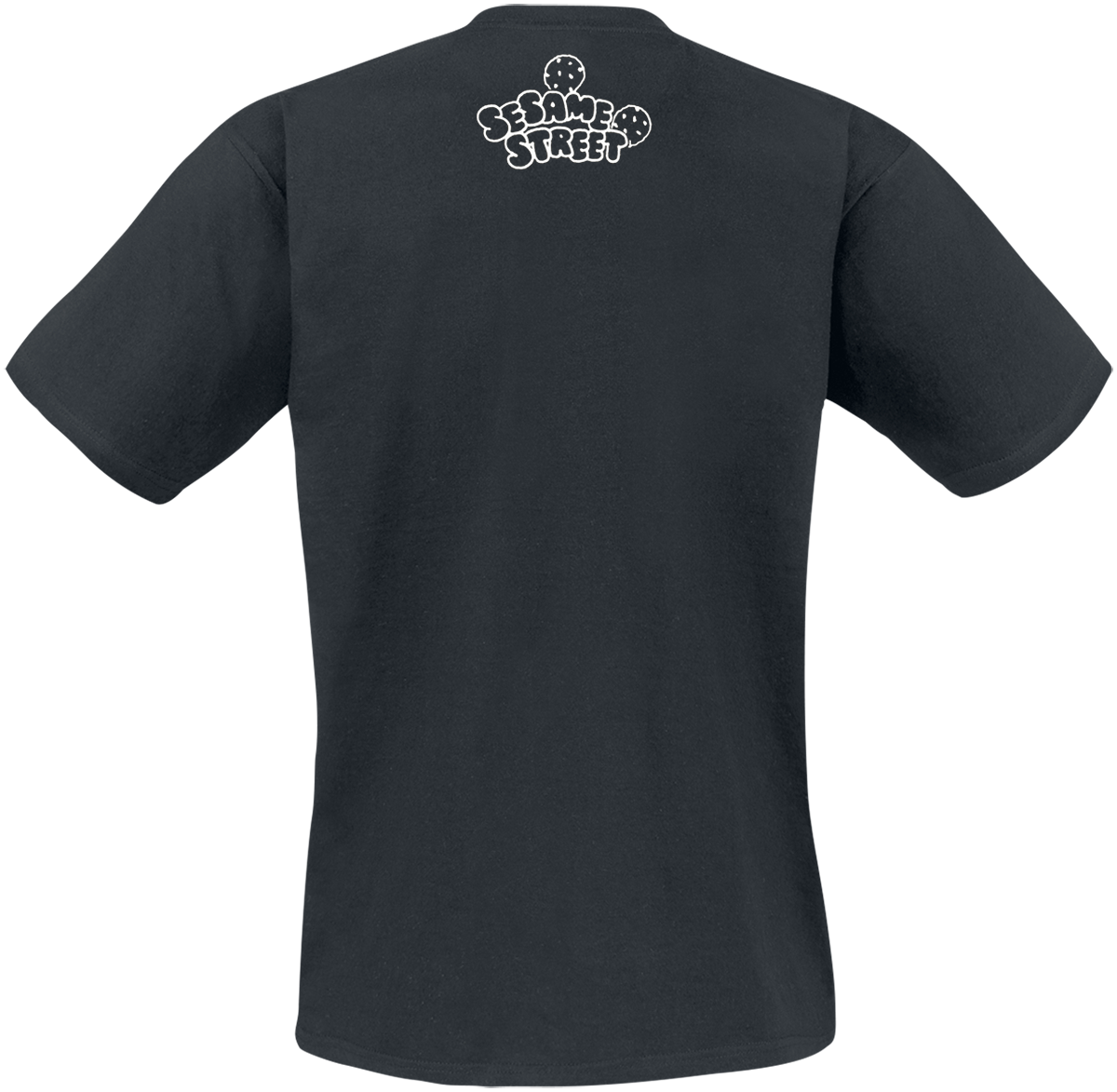T-Shirt Manches courtes  de Sesame Street - Krümelmonster - Moonlight - Cookie Monster - S à L - pour Homme - noir - Sesame Street - View 2