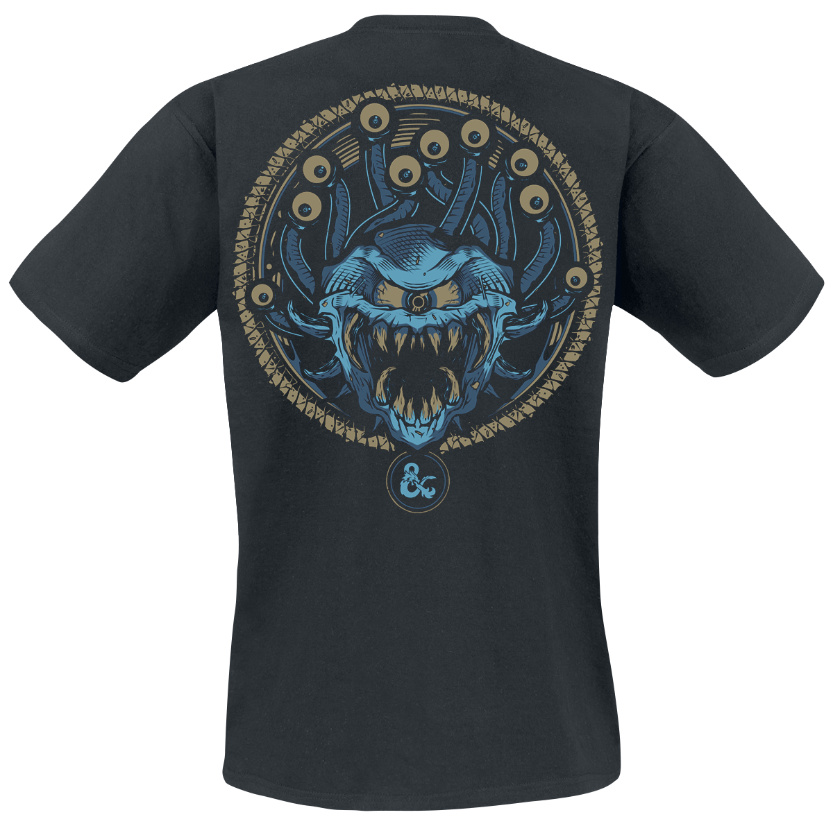 T-Shirt Manches courtes Gaming de Donjons & Dragons - Hydro74 - Beholder - S à XXL - pour Homme - noir - Donjons & Dragons - View 2