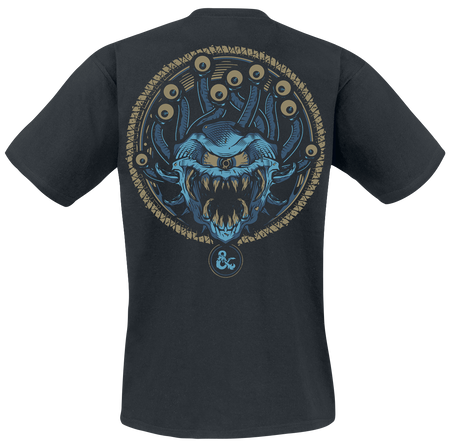 T-Shirt Manches courtes Gaming de Donjons & Dragons - Hydro74 - Beholder - S à XXL - pour Homme - noir - Donjons & Dragons - View 2