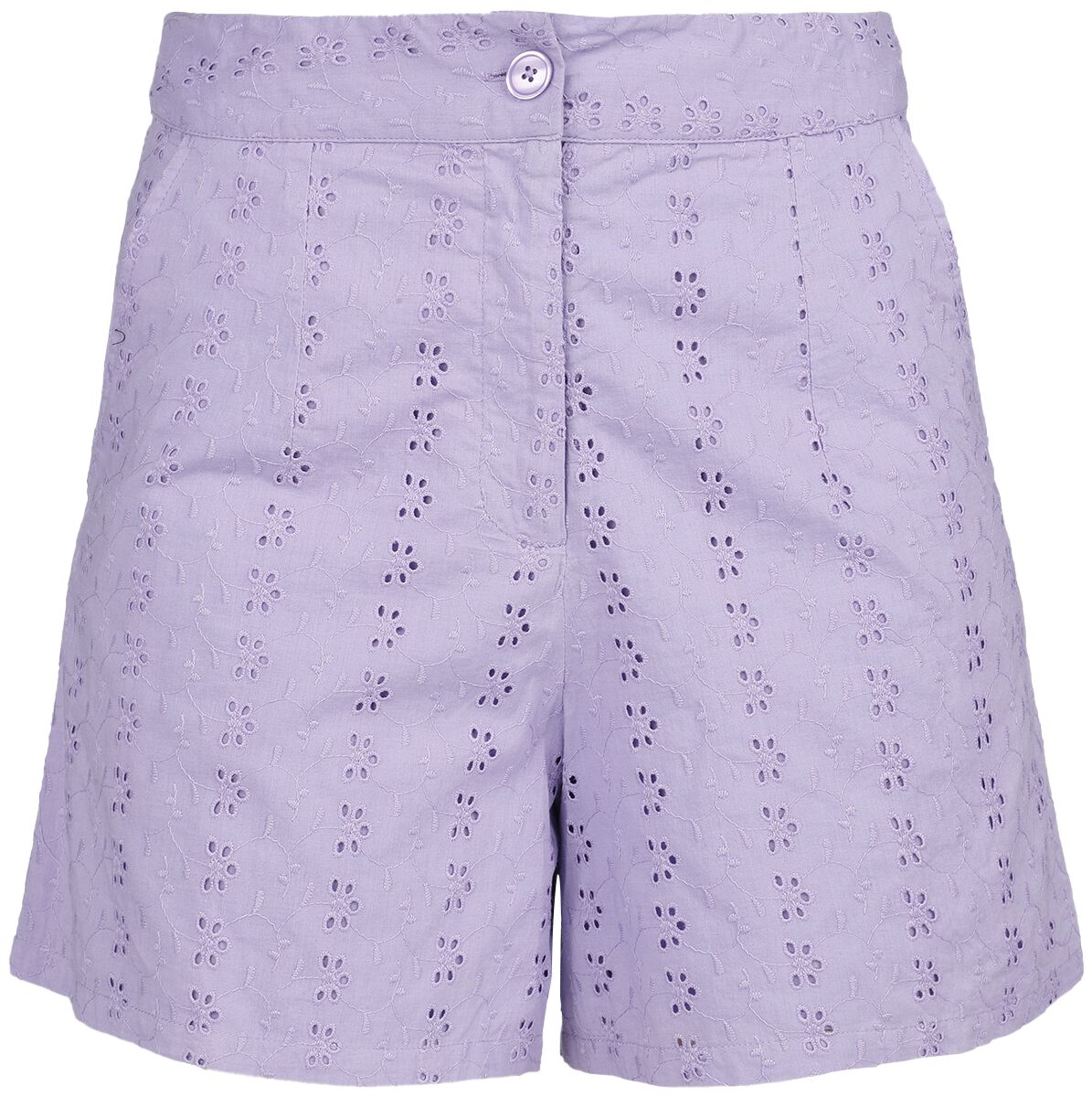 Short Rockabilly de Timeless London - Iris Shorts - XS à XL - pour Femme - lilas - Timeless London