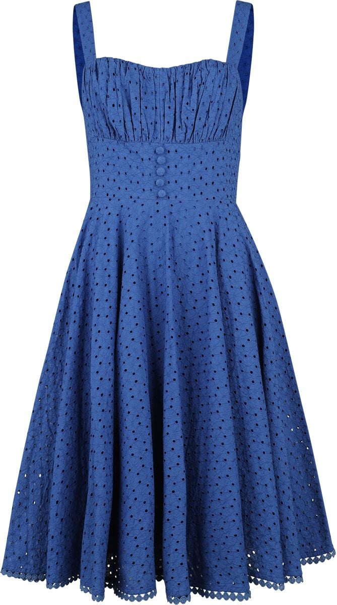 Robe mi-longue  de Timeless London - Valerie - Robe - S à 4XL - pour Femme - bleu - Timeless London