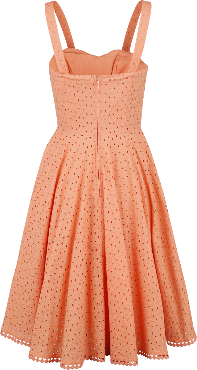 Robe mi-longue  de Timeless London - Valerie - Robe - S - pour Femme - orange - Timeless London - View 2
