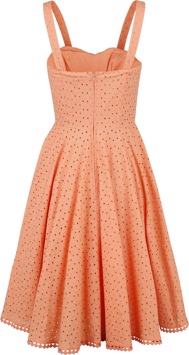Robe mi-longue  de Timeless London - Valerie - Robe - S - pour Femme - orange - Timeless London - View 2