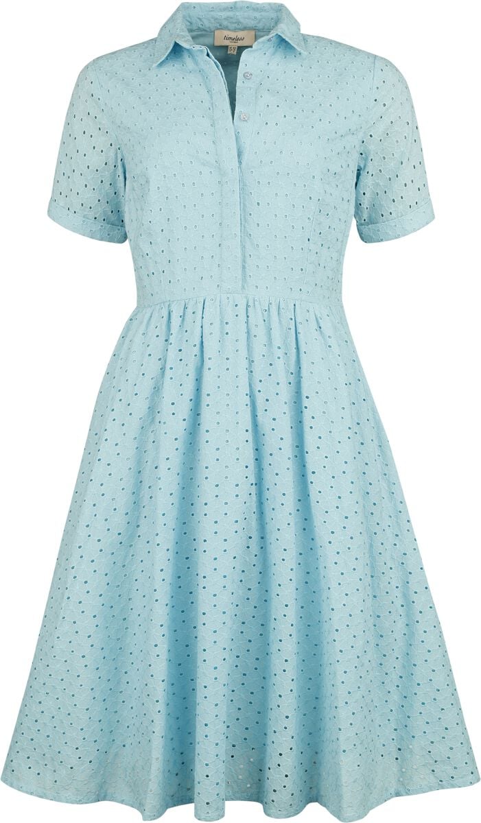 Robe mi-longue  de Timeless London - Harlow Dress - XS à XL - pour Femme - bleu - Timeless London