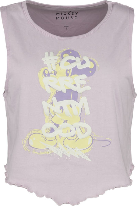 Débardeur Disney de Mickey & Minnie Mouse - Current Mood - M à XXL - pour Femme - rose clair - Mickey & Minnie Mouse