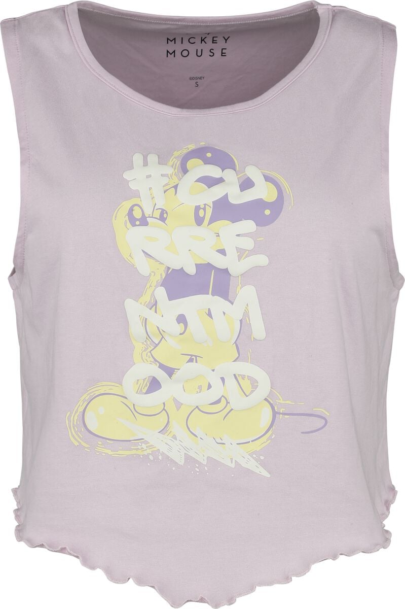 Débardeur Disney de Mickey & Minnie Mouse - Current Mood - S à XXL - pour Femme - rose clair - Mickey & Minnie Mouse