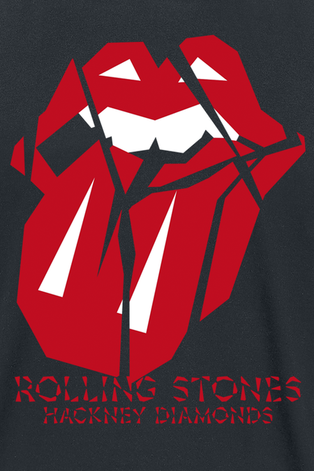 T-Shirt Manches courtes  de The Rolling Stones - Hackney Diamonds Lick Over - S à 5XL - pour Homme - noir - The Rolling Stones - View 2